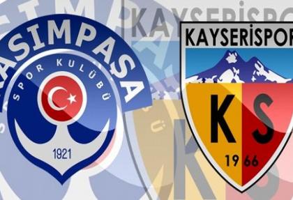 Kasımpaşa Kayserispor maçında üçüncü gol