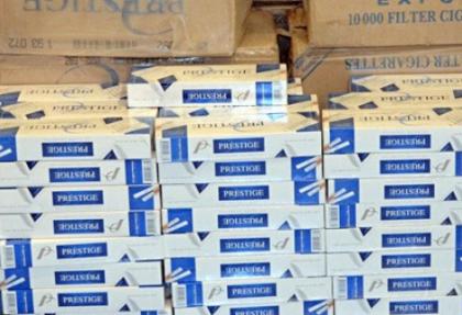 Van'da 650 bin paket sigara ele geçirildi