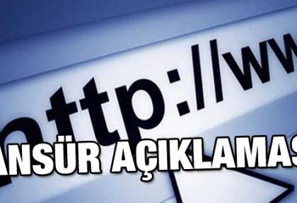 Bakan'dan 'internete sansür' açıklaması