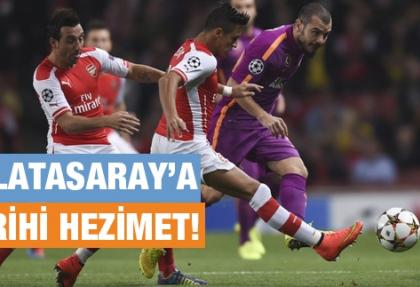 Galatasaray Arsenal karşısında hezimete uğradı